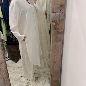 Josie vintage Elegant Cream Women's pants Set size large